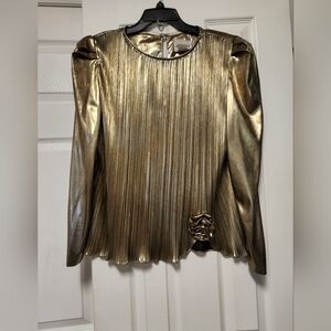 Vintage Boston Maid Gold Top Size 12